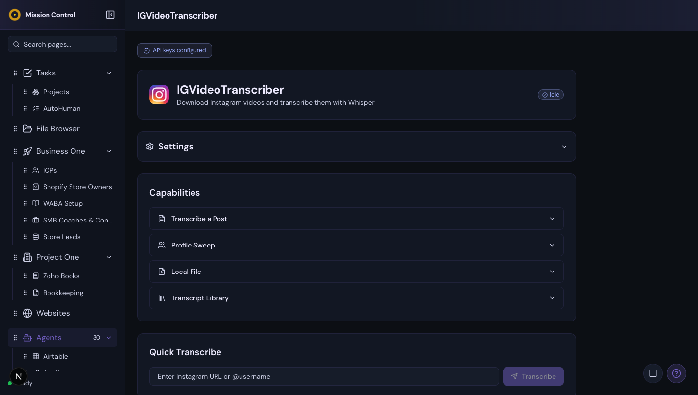 All Sorted content creation and IG video tools
